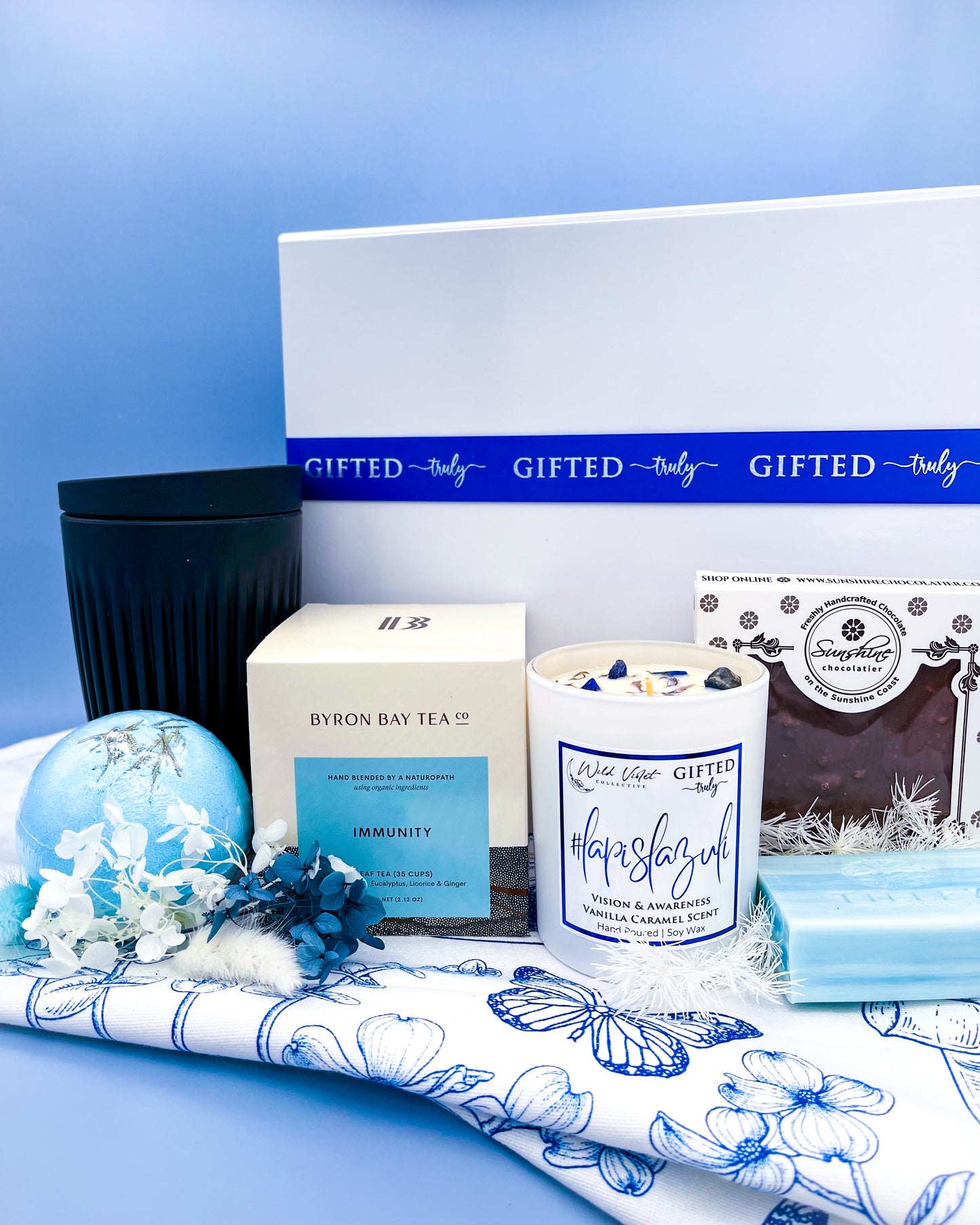 'Homely Hamper' Blue