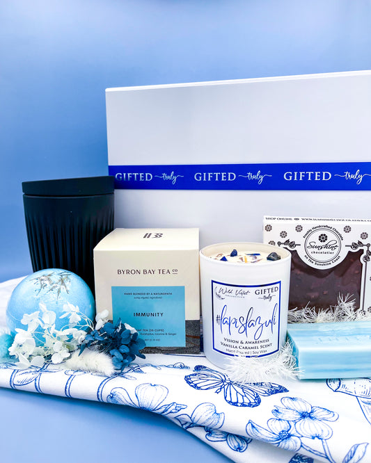 'Homely Hamper' Blue