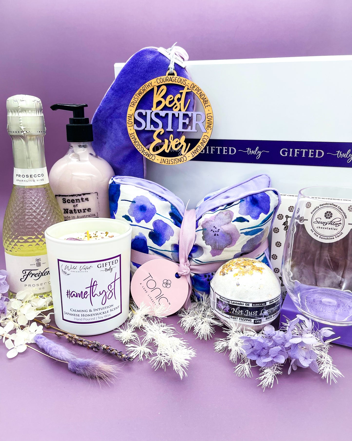 'Pamper Pack' Purple