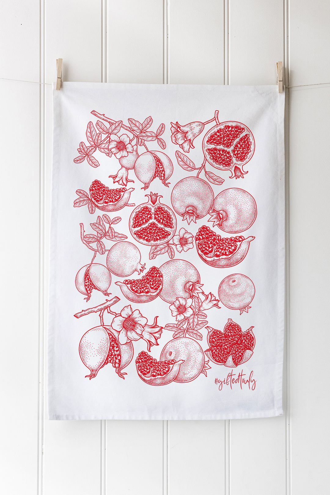 3pk Pomegranate Tea Towels