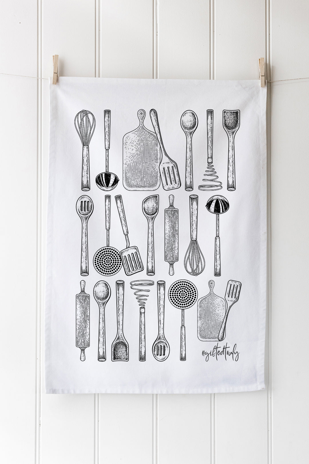 3pk Utensils Tea Towels